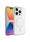 Apple iPhone 15 Pro Max Kılıf Zore Wireless Şarj Özellikli Pixel M-safe Kapak