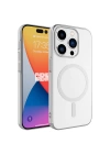 Apple iPhone 15 Pro Max Kılıf Zore Wireless Şarj Özellikli Pixel M-safe Kapak