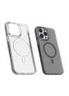 Apple iPhone 15 Pro Max Kılıf Zore Wireless Şarj Özellikli Şeffaf Efsane Kapak