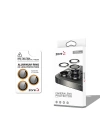 Apple iPhone 15 Pro Max Zore CL-12 Premium Safir Parmak İzi Bırakmayan Anti-Reflective Kamera Lens Koruyucu