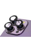Apple iPhone 15 Pro Max Zore CL-12 Premium Safir Parmak İzi Bırakmayan Anti-Reflective Kamera Lens Koruyucu