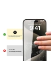 Apple iPhone 15 Zore Rika Premium Privacy Temperli Cam Ekran Koruyucu