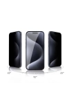 Apple iPhone 15 Zore Rika Premium Privacy Temperli Cam Ekran Koruyucu