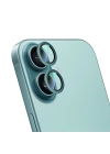 Apple iPhone 16 CaseWorld Alloy Serisi Oleofobik Anti Reflective Kamera Lens Koruyucu