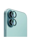 Apple iPhone 16 CaseWorld Alloy Serisi Oleofobik Anti Reflective Kamera Lens Koruyucu