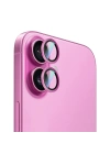 Apple iPhone 16 CaseWorld Alloy Two-Color Serisi Lens Koruyucu