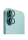 Apple iPhone 16 CaseWorld Alloy Two-Color Serisi Lens Koruyucu