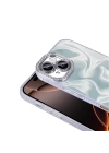 Apple iPhone 16 Kılıf Airbagli Parlak Taş Detay Tasarımlı Zore Esila Kapak