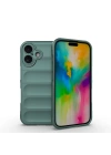 Apple iPhone 16 Kılıf Esnek TPU Oyuklu Arka Yüzey Tasarımlı Zore Etnik Silikon Kapak