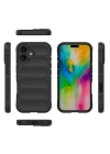 Apple iPhone 16 Kılıf Esnek TPU Oyuklu Arka Yüzey Tasarımlı Zore Etnik Silikon Kapak