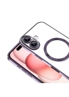 Apple iPhone 16 Kılıf Kamera Korumalı M-safe Wireless Şarj Özellikli Zore Demre Kapak