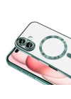 Apple iPhone 16 Kılıf Kamera Korumalı M-safe Wireless Şarj Özellikli Zore Demre Kapak
