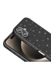Apple iPhone 16 Kılıf Kamera Korumalı Simli Lüks Zore Koton Kapak
