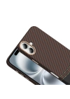 Apple iPhone 16 Kılıf M-safe Şarj Özellikli Karbon Fiber Görünümlü Zore Gros Kapak