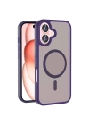 Apple iPhone 16 Kılıf M-safe Şarj Özellikli Mat Arka Yüzey Zore Sio Kapak