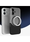 Apple iPhone 16 Kılıf M-Safe Şarj Özellikli Mıknatıslı Zore Duble Kapak