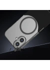 Apple iPhone 16 Kılıf M-Safe Şarj Özellikli Mıknatıslı Zore Duble Kapak