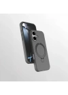 Apple iPhone 16 Kılıf M-safe Şarj Özellikli Standlı Zore Samara Kapak