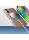 Apple iPhone 16 Kılıf M-safe Şarj Özellikli Standlı Zore Samara Kapak