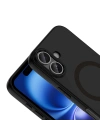 Apple iPhone 16 Kılıf M-Safe Şarj Özellikli Zore Aris Silikon Kapak