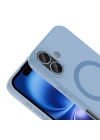 Apple iPhone 16 Kılıf M-Safe Şarj Özellikli Zore Aris Silikon Kapak