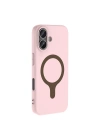 Apple iPhone 16 Kılıf M-Safe Şarj Özellikli Zore Aris Silikon Kapak