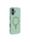 Apple iPhone 16 Kılıf M-Safe Şarj Özellikli Zore Aris Silikon Kapak