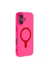 Apple iPhone 16 Kılıf M-Safe Şarj Özellikli Zore Aris Silikon Kapak