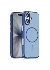 Apple iPhone 16 Kılıf M-Safe Şarj Özellikli Zore Lora PC Kapak