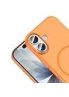 Apple iPhone 16 Kılıf M-Safe Şarj Özellikli Zore Lora PC Kapak