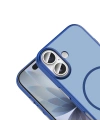 Apple iPhone 16 Kılıf M-Safe Şarj Özellikli Zore Lora PC Kapak