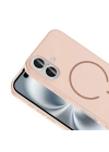 Apple iPhone 16 Kılıf M-safe Şarj Özellikli Zore Meta Kapak