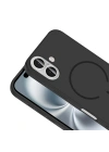 Apple iPhone 16 Kılıf M-safe Şarj Özellikli Zore Meta Kapak