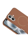 Apple iPhone 16 Kılıf M-safe Şarj Özellikli Zore Meta Kapak