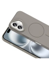Apple iPhone 16 Kılıf M-safe Şarj Özellikli Zore Ruby Sert Kapak