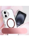 Apple iPhone 16 Kılıf M-safe Şarj Özellikli Zore Tera Silikon Kapak