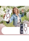 Apple iPhone 16 Kılıf M-safe Şarj Özellikli Zore Tera Silikon Kapak
