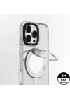 Apple iPhone 16 Kılıf Magsafe Şarj Özellikli Parmak Ring Standlı Youngkit Pivot Serisi Kapak