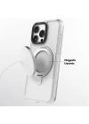 Apple iPhone 16 Kılıf Magsafe Şarj Özellikli Parmak Ring Standlı Youngkit Pivot Serisi Kapak