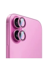 Apple iPhone 16 Plus CaseWorld Alloy Serisi Oleofobik Anti Reflective Kamera Lens Koruyucu