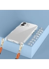 Apple iPhone 16 Plus Kılıf Airbagli Takılabilir Askı Aparatlı Zore Snap Silikon Kapak