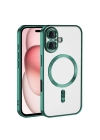 Apple iPhone 16 Plus Kılıf Kamera Korumalı M-safe Wireless Şarj Özellikli Zore Demre Kapak