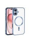 Apple iPhone 16 Plus Kılıf Kamera Korumalı M-safe Wireless Şarj Özellikli Zore Demre Kapak