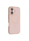 Apple iPhone 16 Plus Kılıf M-safe Şarj Özellikli Mat Arka Yüzey Zore Sio Kapak