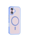 Apple iPhone 16 Plus Kılıf M-safe Şarj Özellikli Mat Arka Yüzey Zore Sio Kapak
