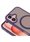 Apple iPhone 16 Plus Kılıf M-safe Şarj Özellikli Mat Arka Yüzey Zore Sio Kapak