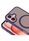 Apple iPhone 16 Plus Kılıf M-safe Şarj Özellikli Mat Arka Yüzey Zore Sio Kapak
