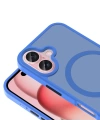 Apple iPhone 16 Plus Kılıf M-safe Şarj Özellikli Mat Arka Yüzey Zore Sio Kapak