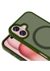 Apple iPhone 16 Plus Kılıf M-safe Şarj Özellikli Mat Arka Yüzey Zore Sio Kapak