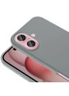 Apple iPhone 16 Plus Kılıf M-safe Şarj Özellikli Sıvı Teknolojili Silinebilir Sert Zore Kivi Kapak